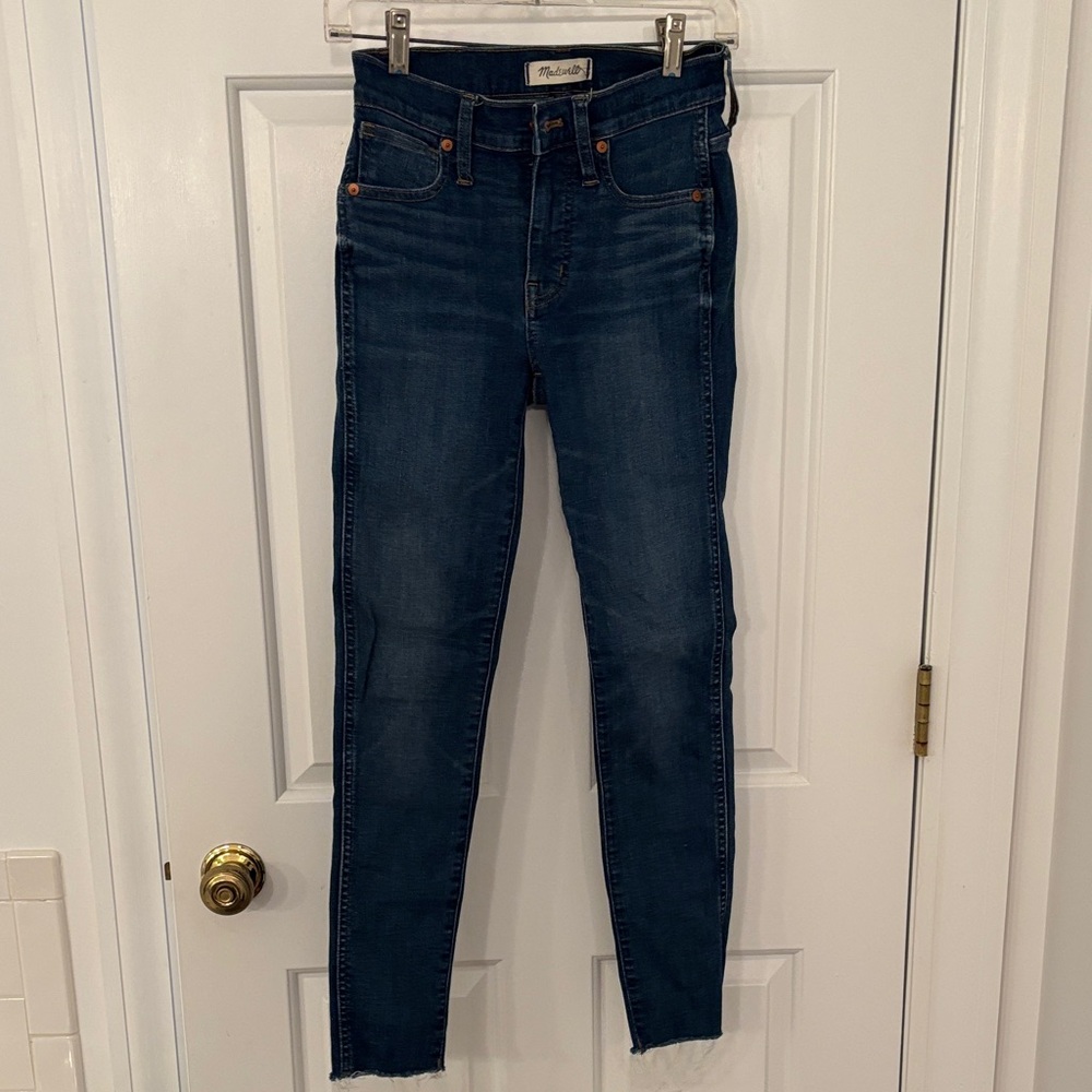 Madewell Women's Dark Blue Skinny Jeans